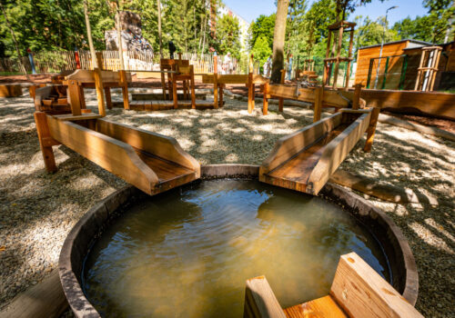 Park nad rybníkem - červenec 2025