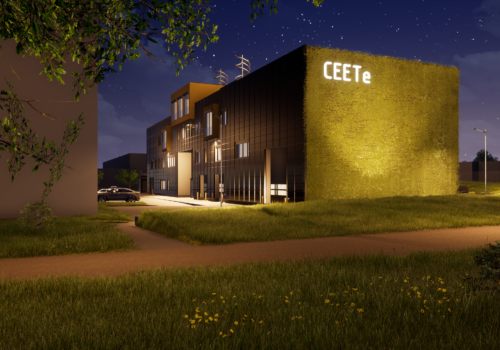 Nová budova CEETe, vizualizace VŠB/Chválek Architekt