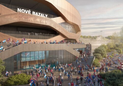 Vizualizace stadionu Nové Bazaly, zdroj: L35 Arquitectos