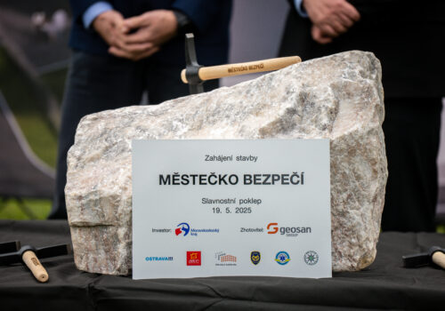 Základní kámen Městečka bezpečí